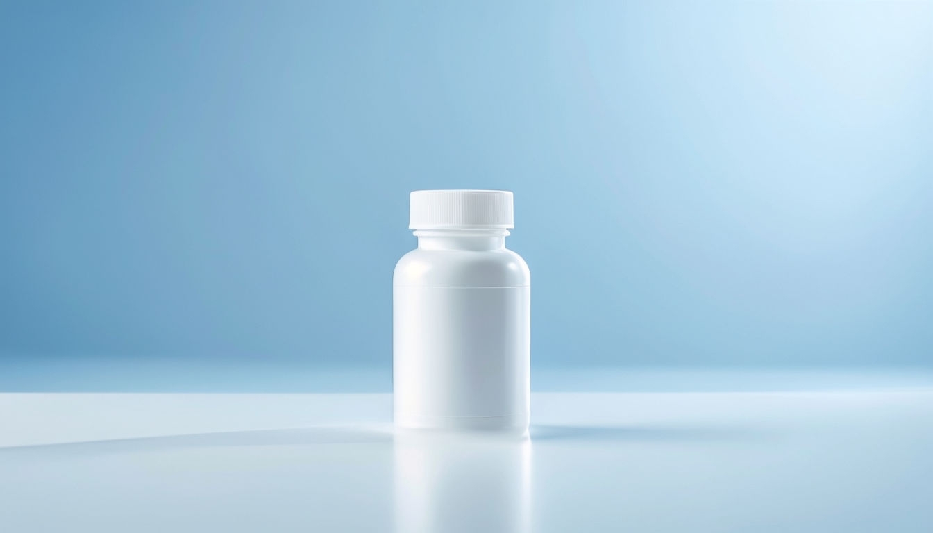 Minimalist Pharmaceutical Product Packaging Mockup Design