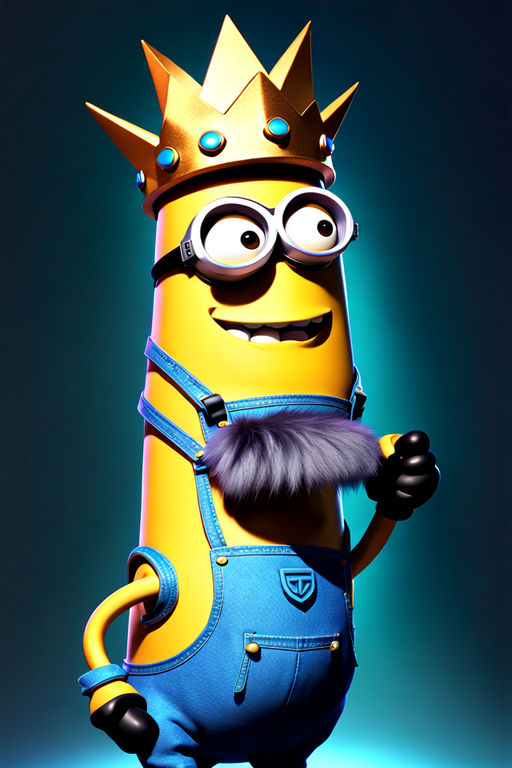 Minion clad in denim overall by Nahuel Chanampa - Playground