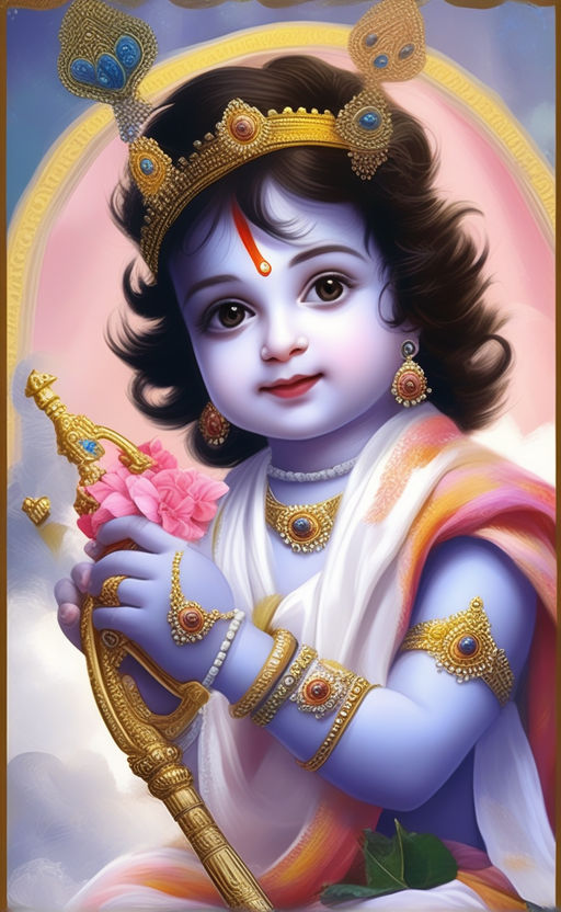 Baby Lord Krishna by Ravi Pal - Playground