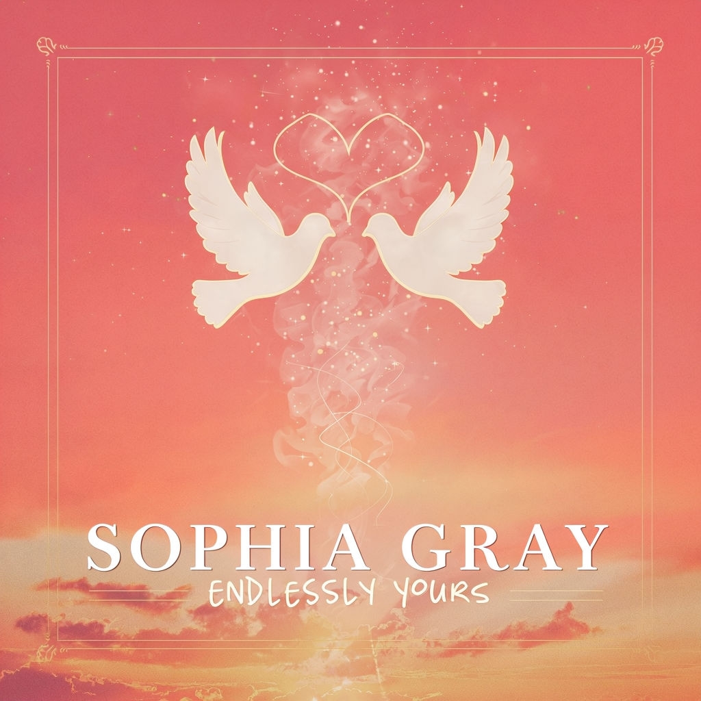 Elegant Dreamy Romance Album Cover for Endlessly Yours by SOPHIA GRAY Spotify Album Cover