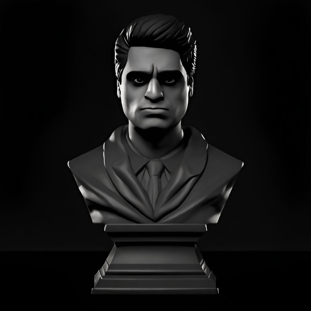 Ray William Johnson sculpting a Joe Biden bust out of clay by Gcat17
