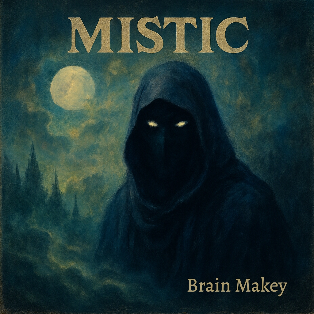 MISTIC Dark Mystical Album Cover Art by Brain Makey