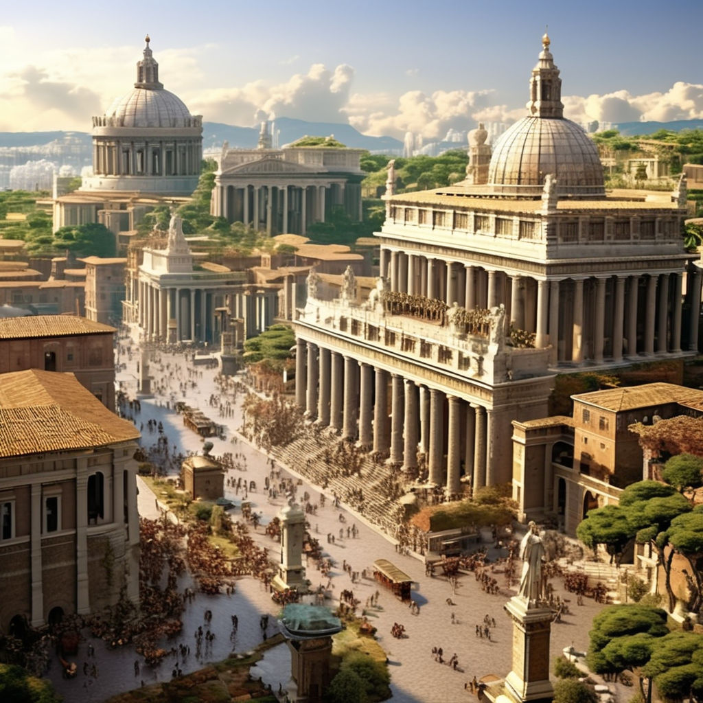 Antiquity Era. Roman Empire. City of Rome. by Daniel Pirela - Playground