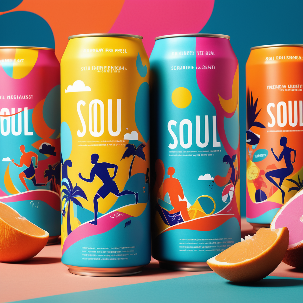 Packaging design for Soul Energise breaks away from the masc... by M ...