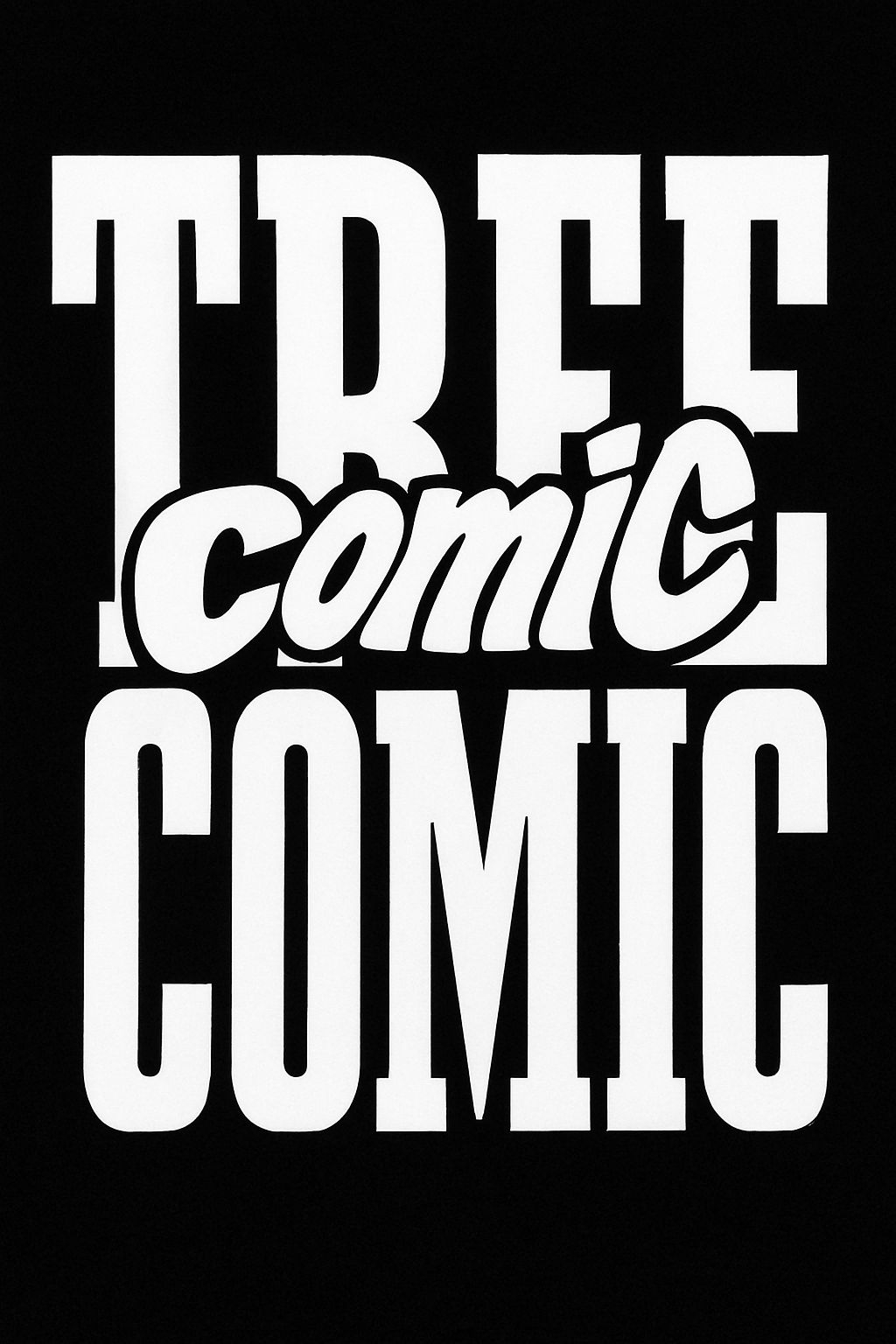 Bold Comic Style Text Graphic Design T-Shirt
