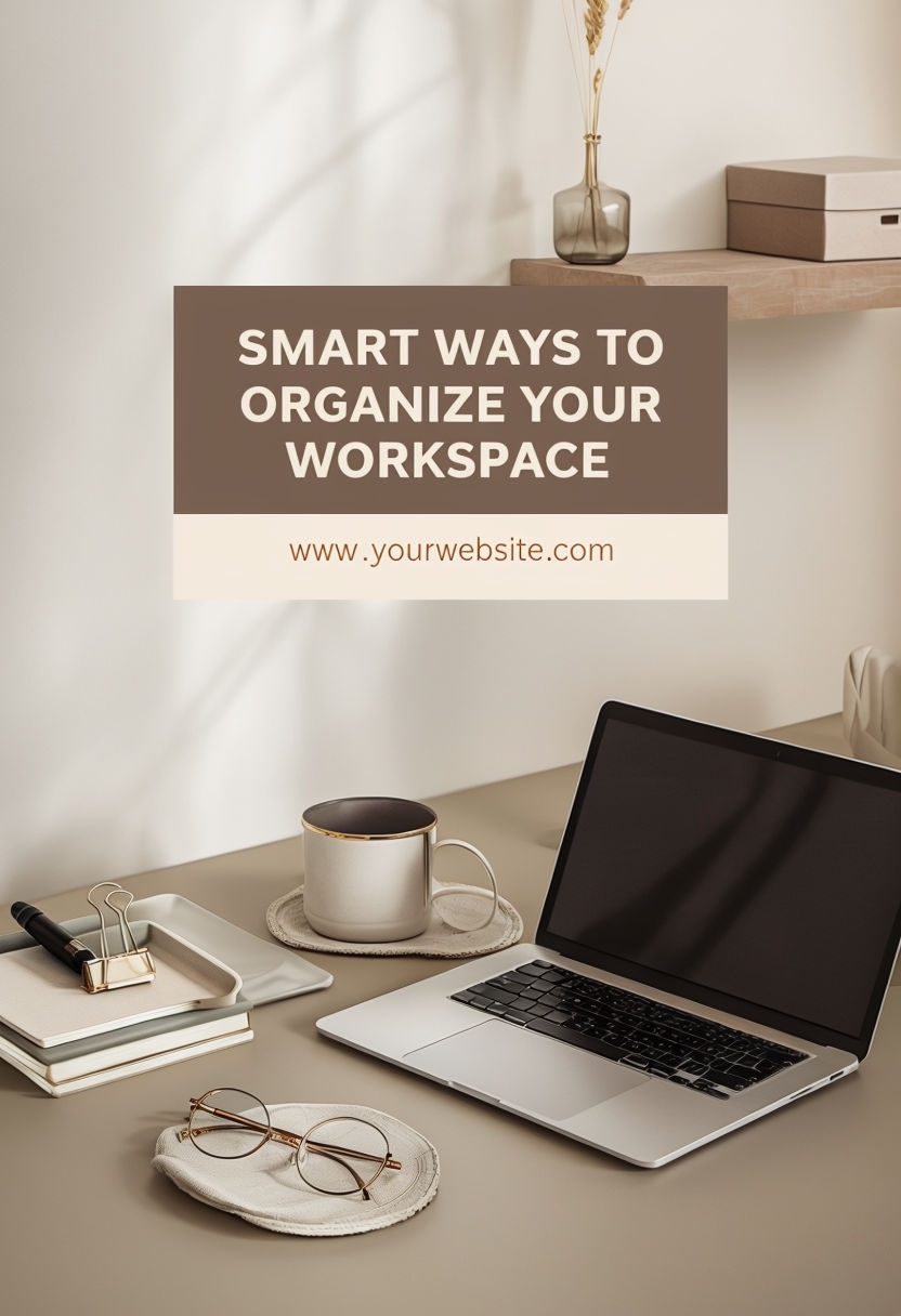 Minimalist Work From Home Pinterest Pin