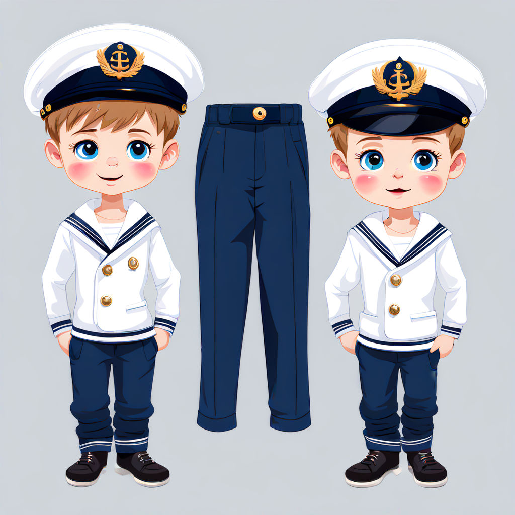 A boy in a sailor's uniform by Оксана Норкина - Playground