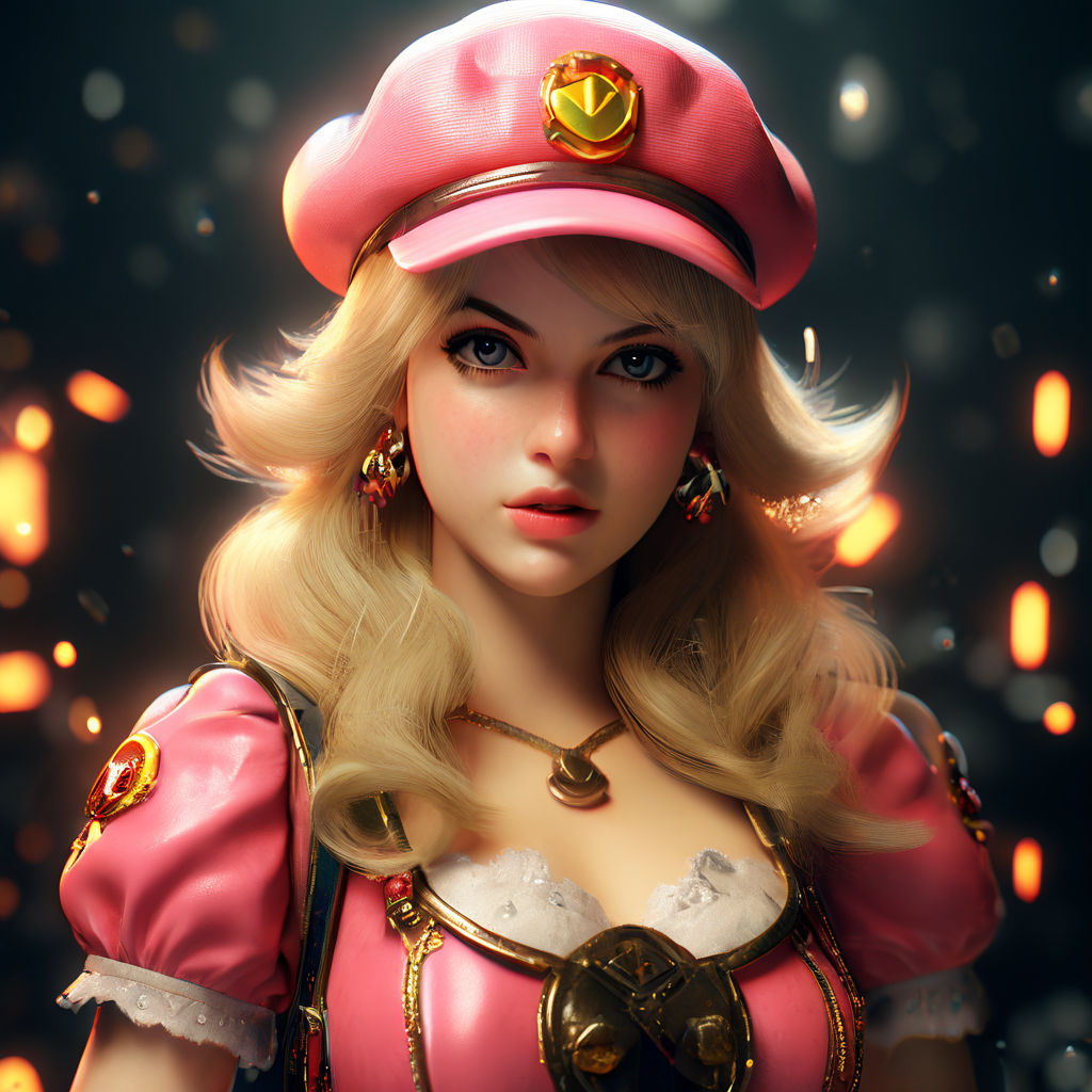 Madonna as Princess Peach