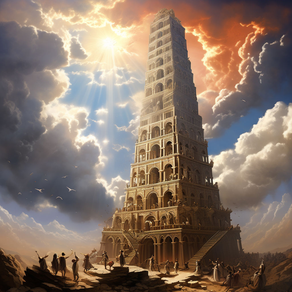 Make a faithful representation of the Bible on the tower of ... by ...