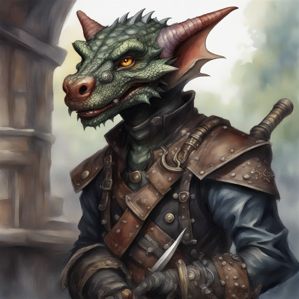 A kobold dragon rogue by Peter R - Playground