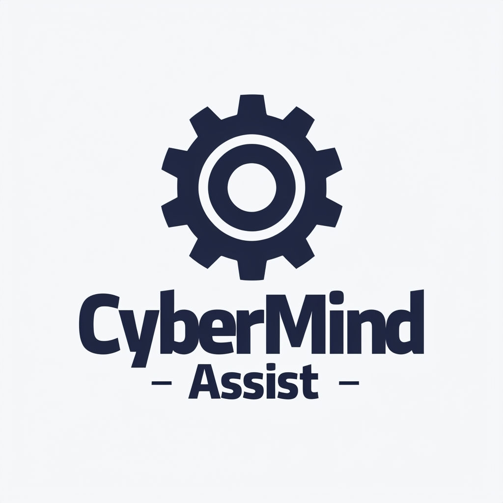 Modern Minimalist CyberMind Assist Logo Design