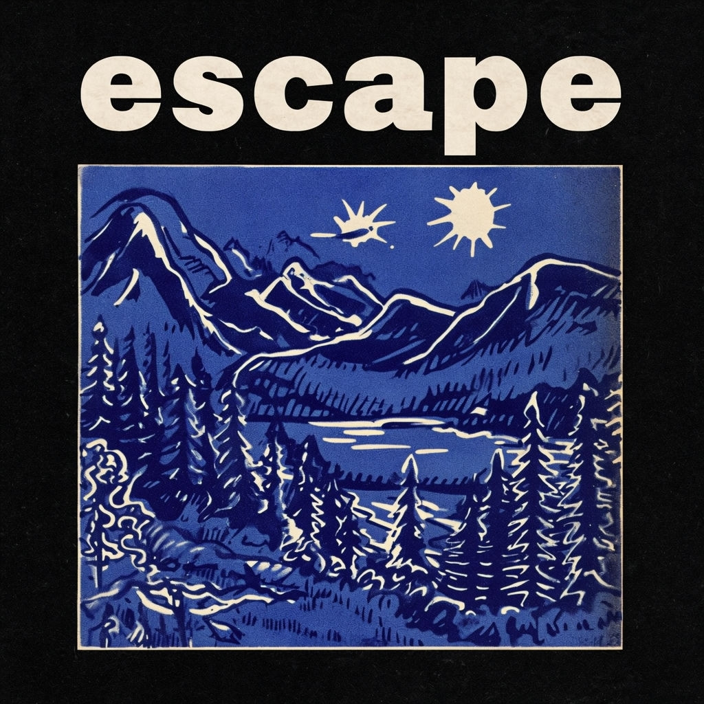 Vintage Wilderness Escape Tshirt