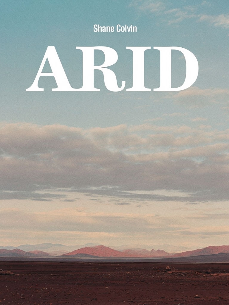 Serene Arid Landscape with Distant Mountains EBook Cover