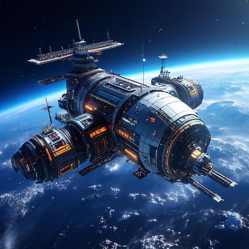 Space Station by Zachary - Playground