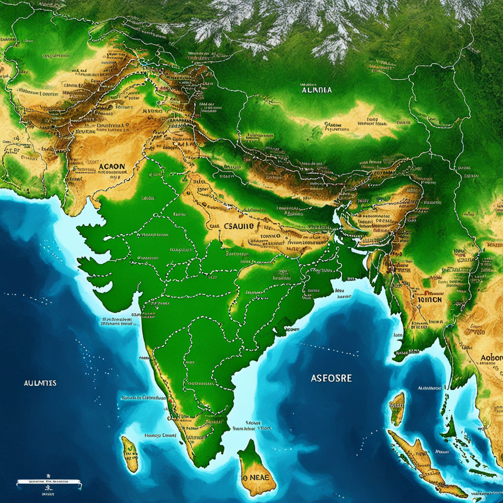 Locate a place on india map which is forest area showing tri... by ...