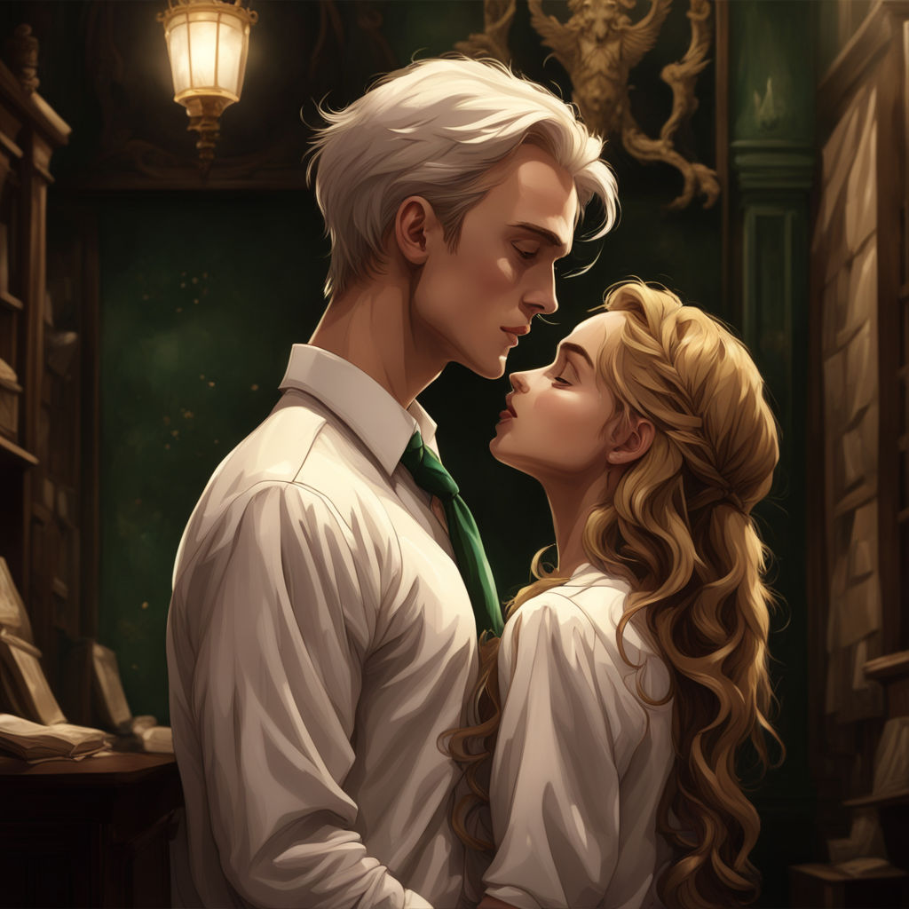 Draco malfoy kiss hermione granger in hogwarts