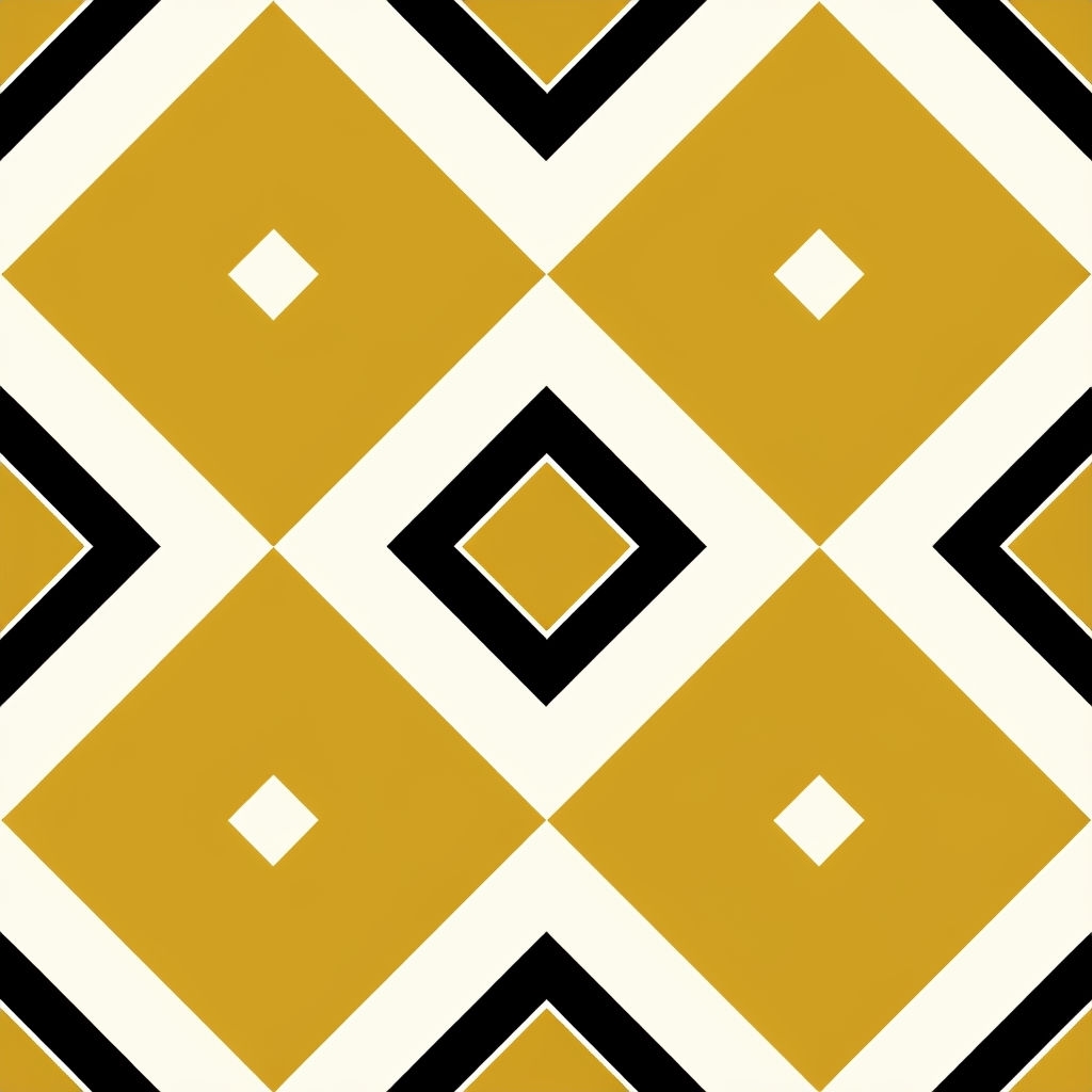 Modern Geometric Diamond and Square Pattern Design Seamless Pattern