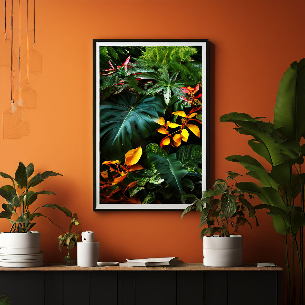 poster-on-a-wall-realistic-and-plants-by-sana-khan-playground