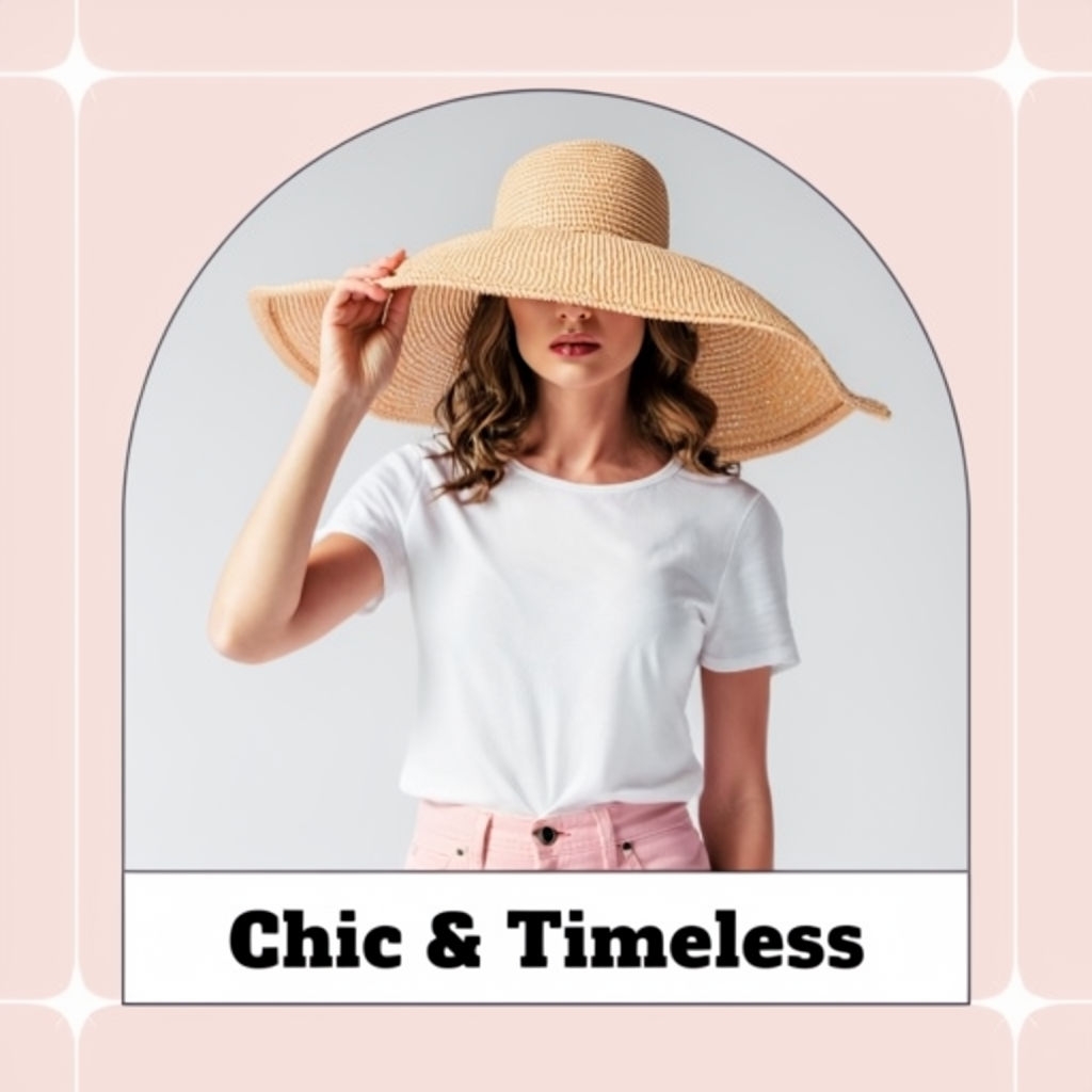Chic and Timeless Fashion Photography for Social Media Post
