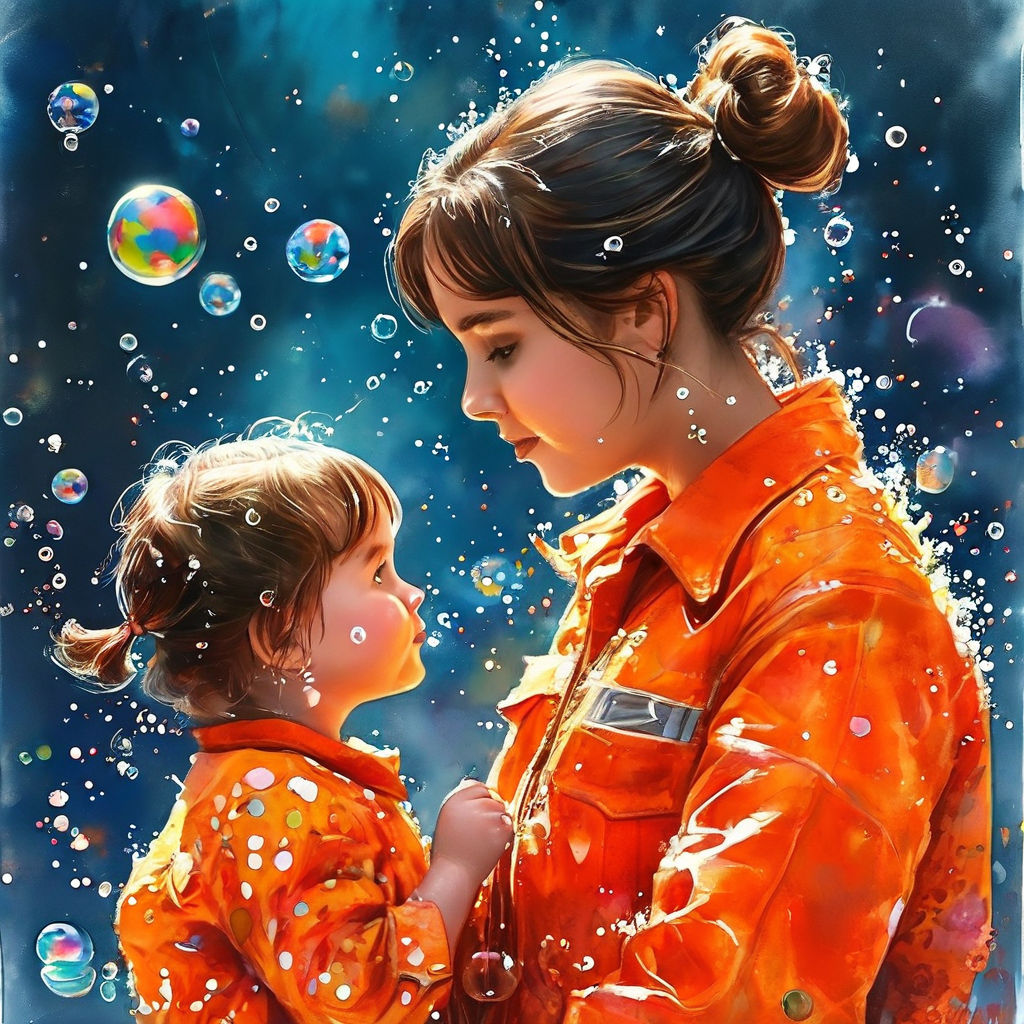 Child's crayon drawing illustration by Erick Neves - Playground