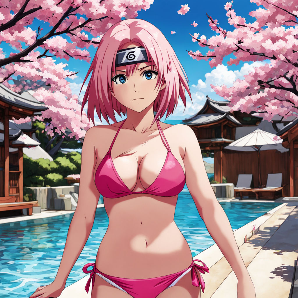 Sakura Haruno in bikini