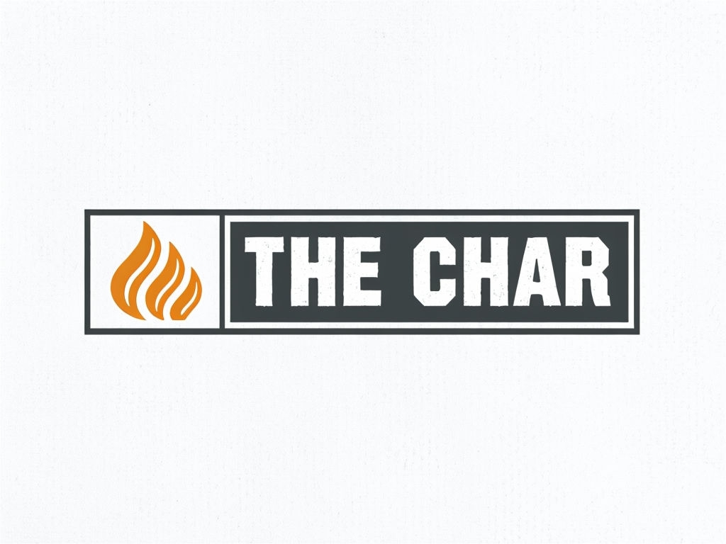 Modern Minimalist The Char Logo Design