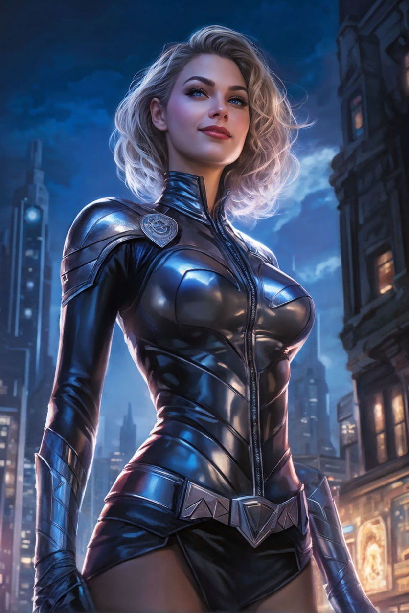 Invisible woman ultra-detailed