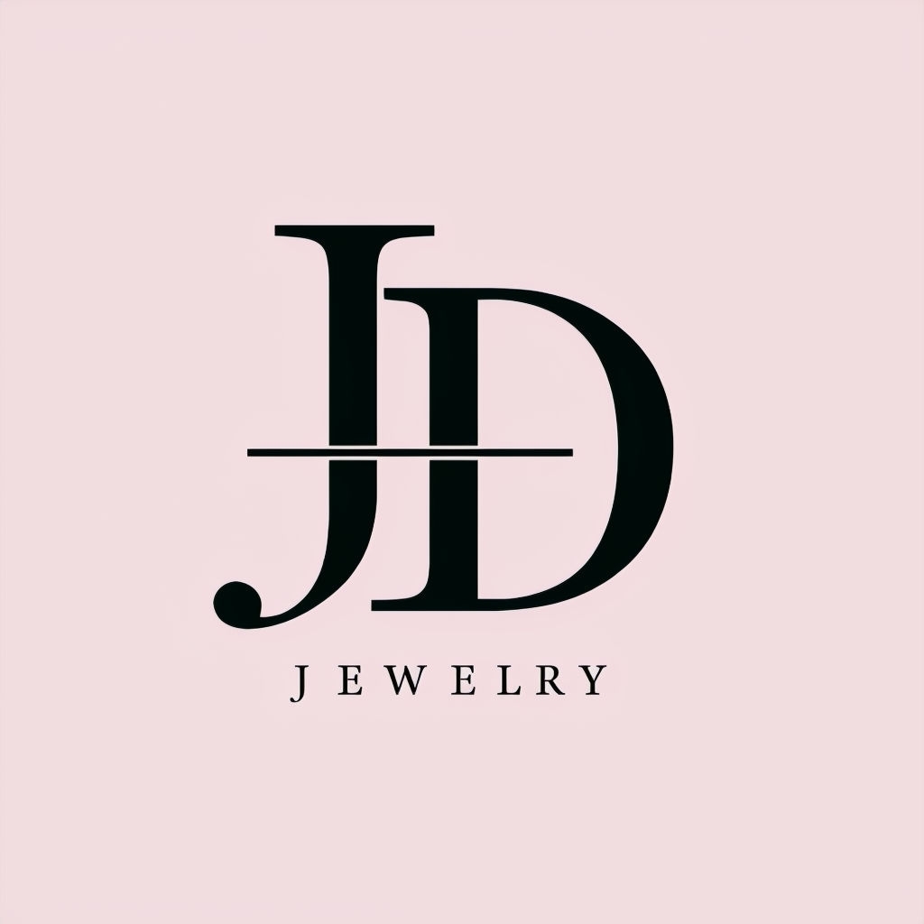 Elegant JD Monogram Logo Design for Luxury Jewelry Brand