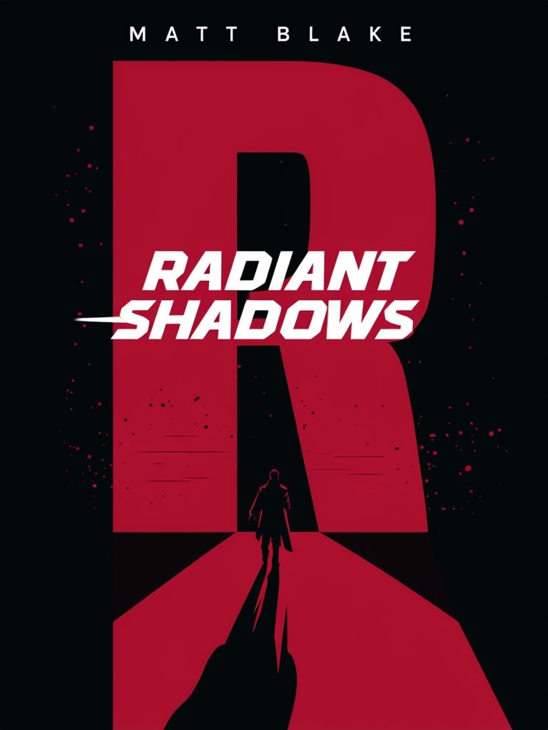 Radiant Shadows Minimalist Bold Ebook Cover Design
