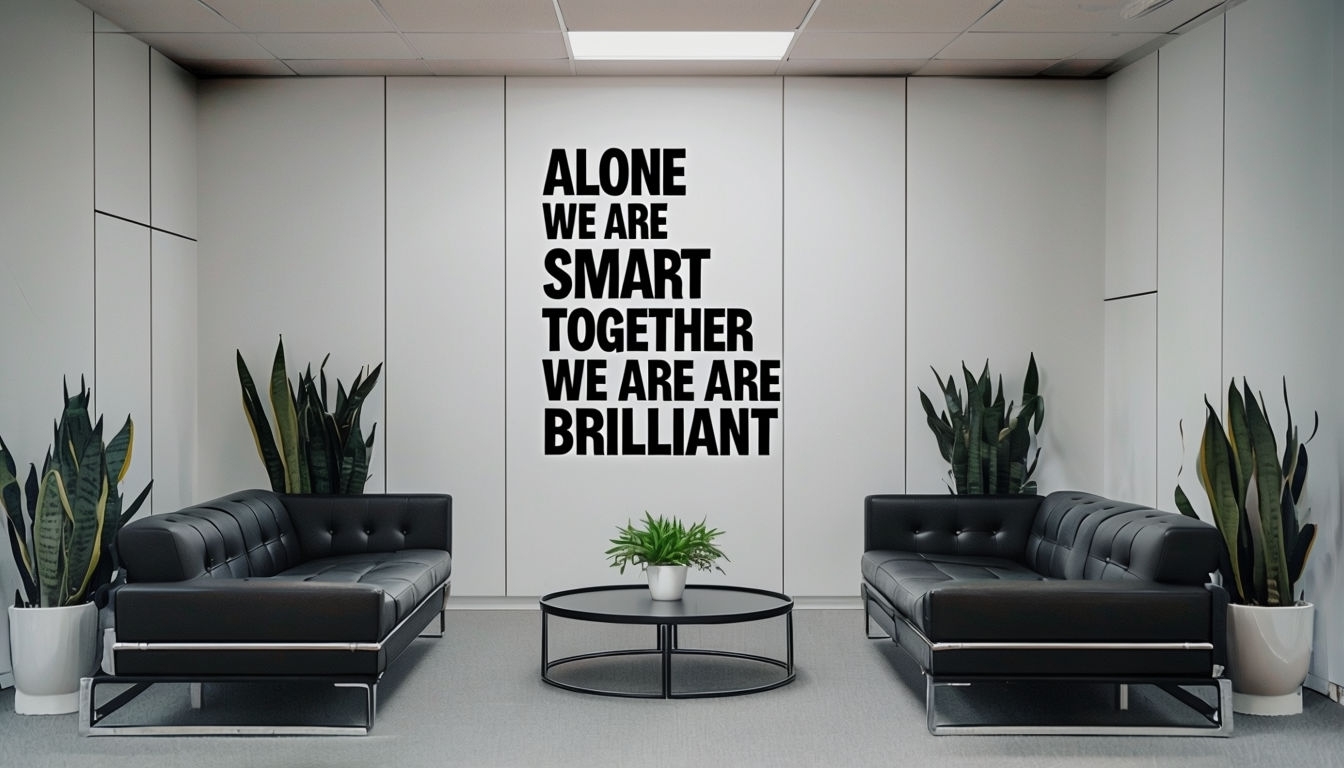 Motivational Quote Wall Art for Modern Indoor Spaces Poster