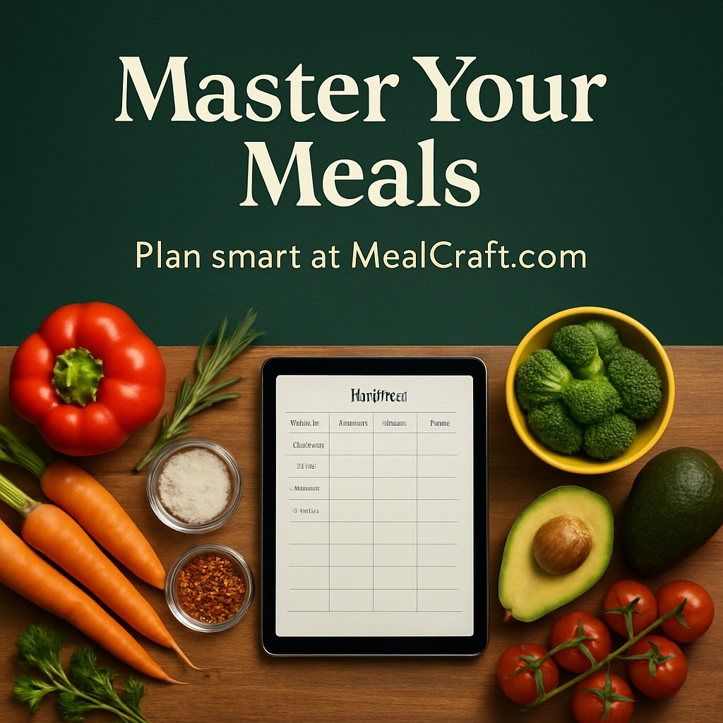 Master Your Meals Fresh Produce Arrangement Tablet Advert Ads