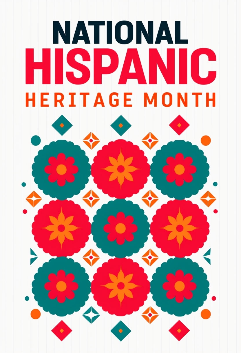 Vibrant National Hispanic Heritage Month Celebration Poster