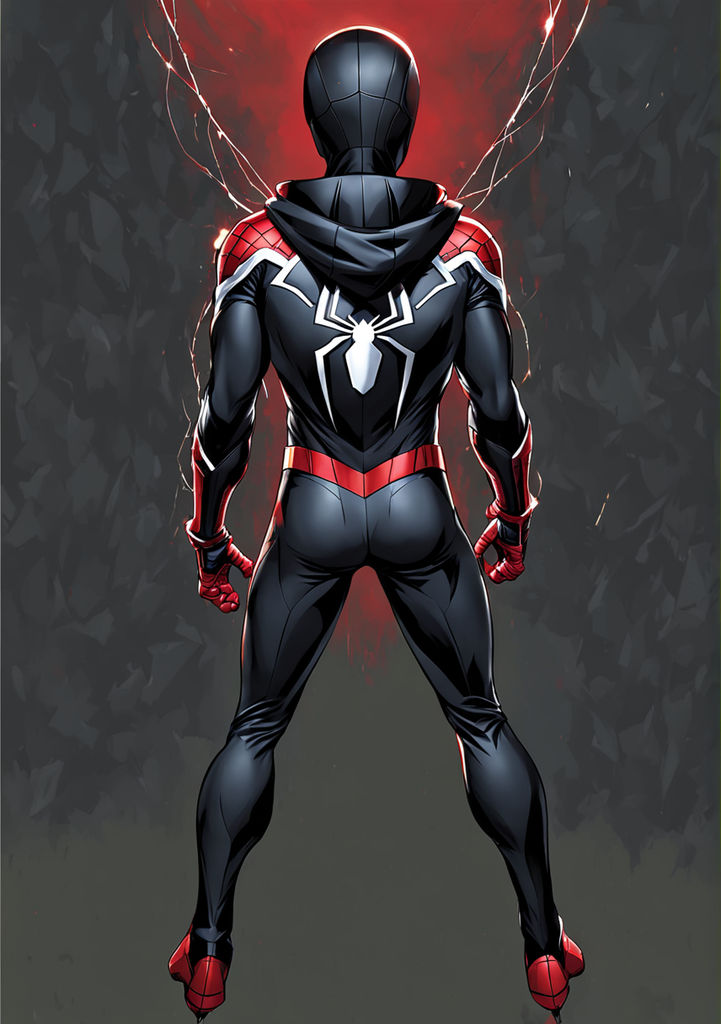 Spider-Man suit in default black by Ghostfreak - Playground