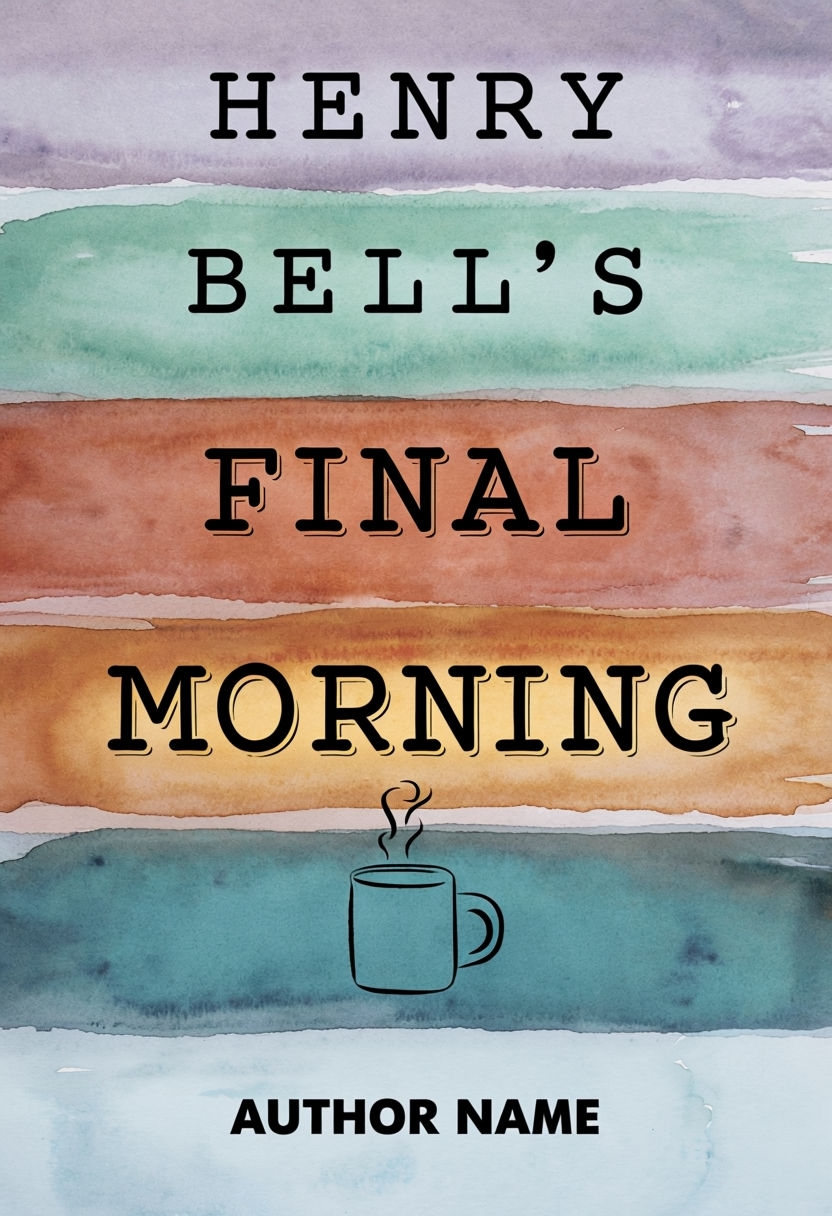 Emotional Watercolor Design for Henry Bell’s Final Morning EBook Cover