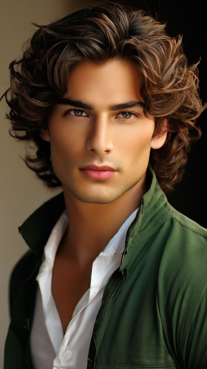 beautiful male model