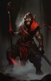 DND 5e demonic wukong monkey king warlock using dark spells ... by ...