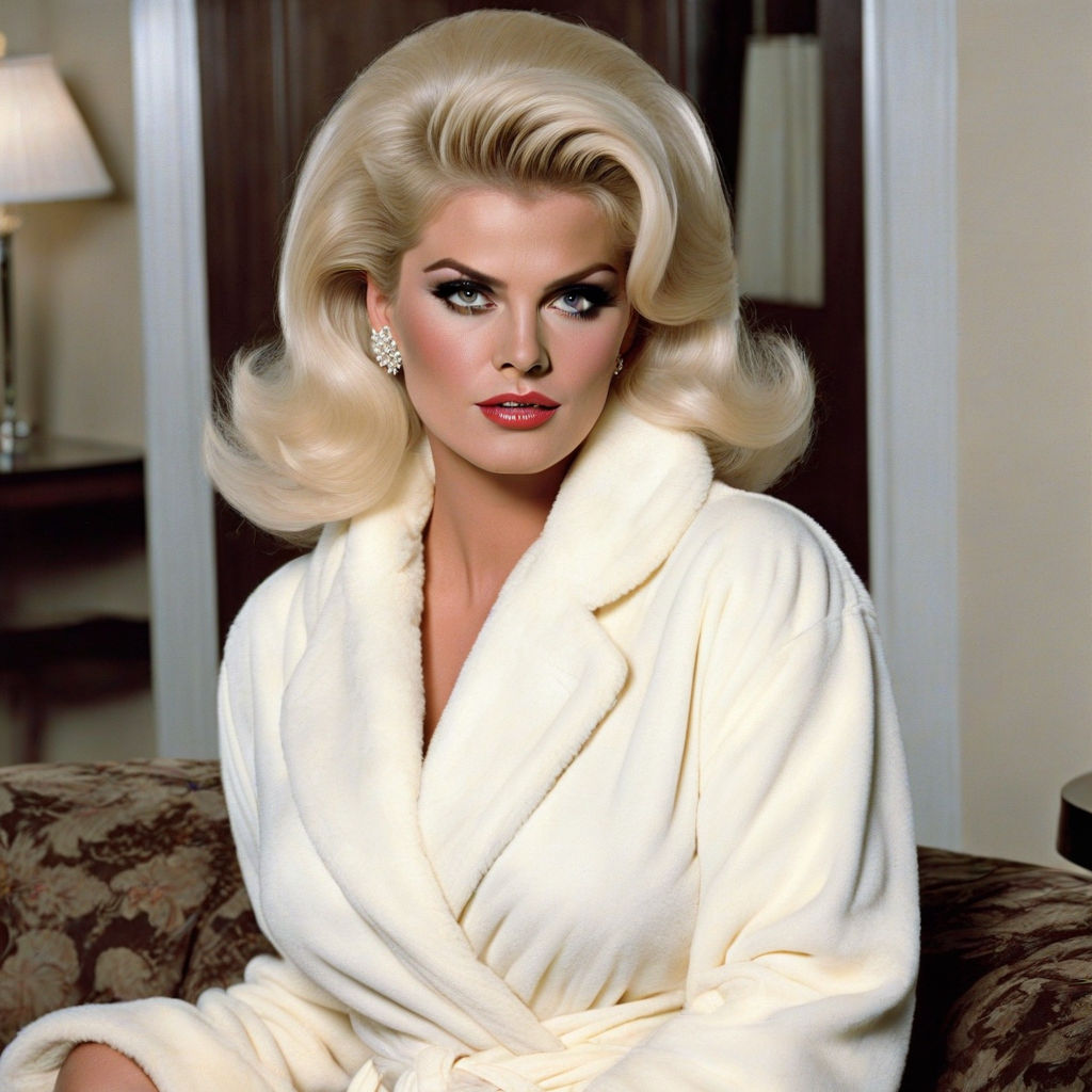 Anna Nicole Smith portrait of a woman in a long