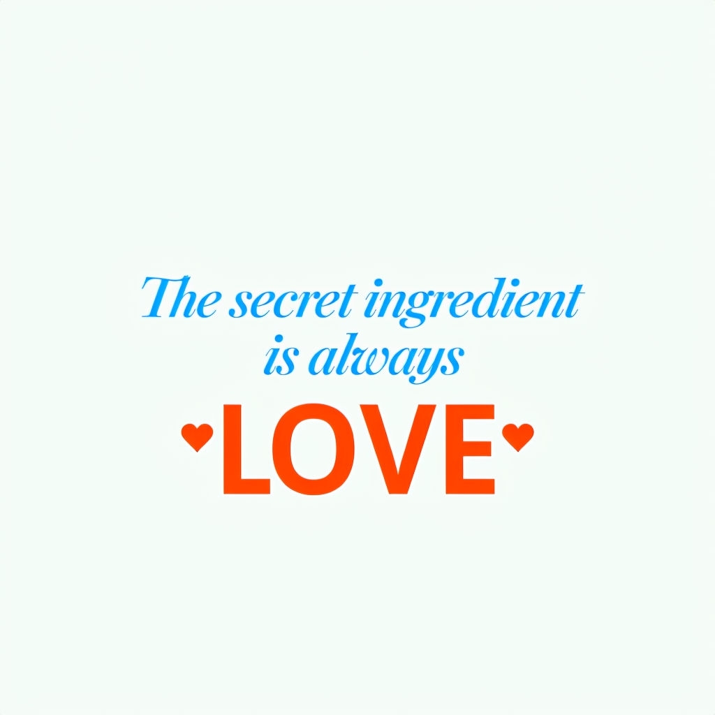 Minimalist Motivational Quote with Love Hearts Social Media Post
