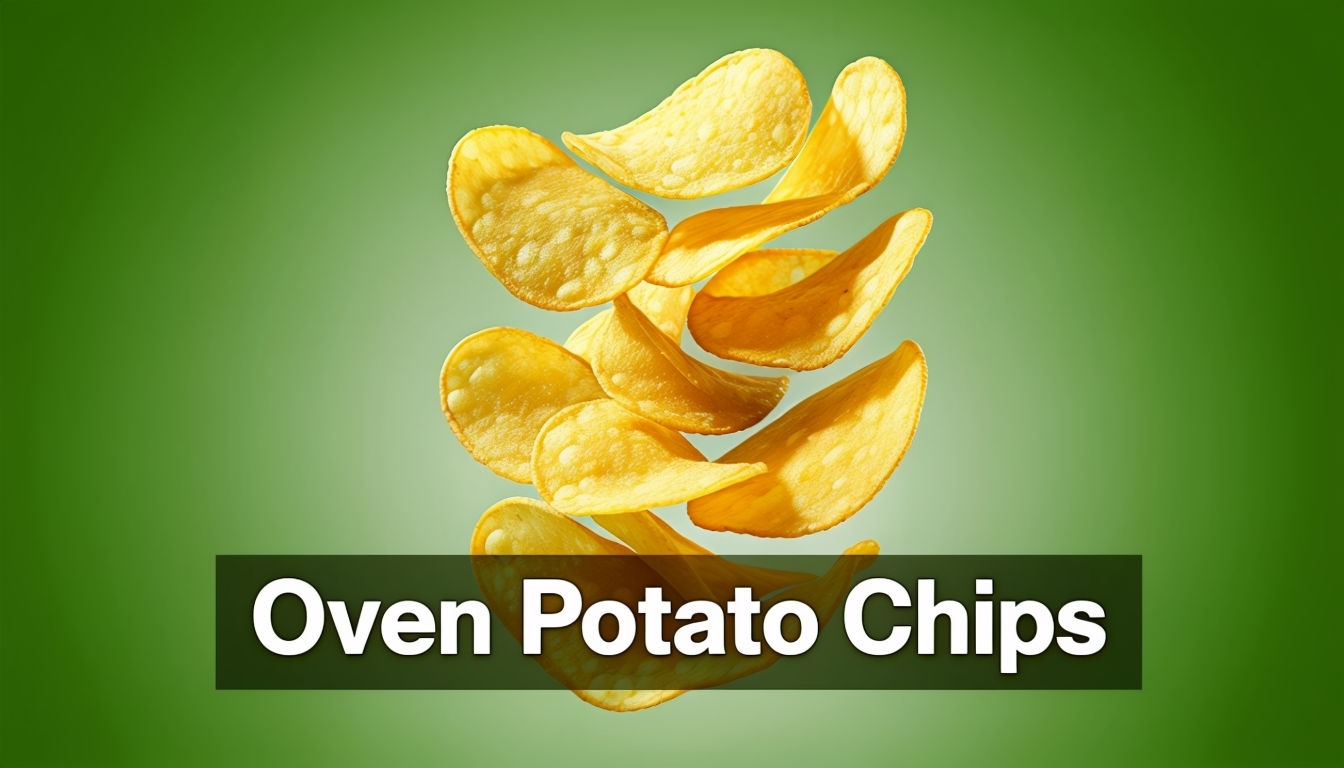 Hyperrealistic Oven Potato Chips Thumbnail Design for YouTube Social Media Post