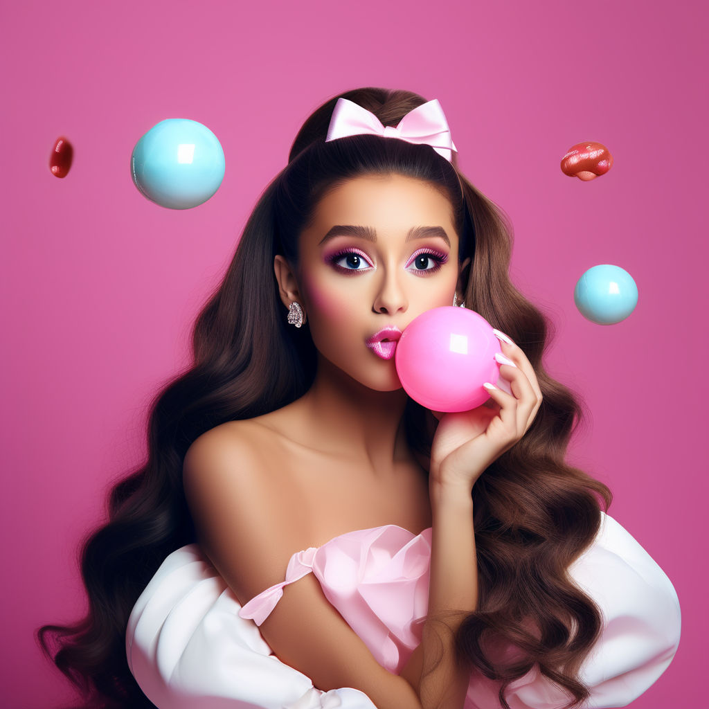ariana-grande-has-a-ball-in-her-mouth-by-daniel-vogt-playground
