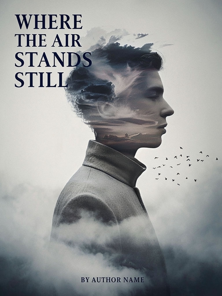 Surreal Minimalist Book Cover Design for "Where the Air Stands Still" EBook Cover