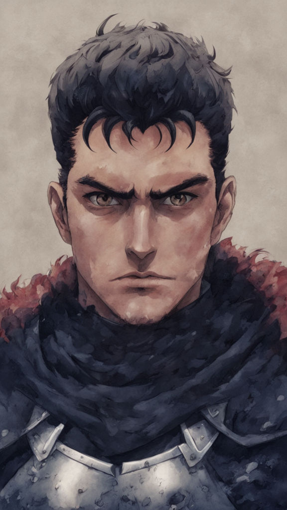 An original hero with the art style of the manga berserk by Ogga Booga ...