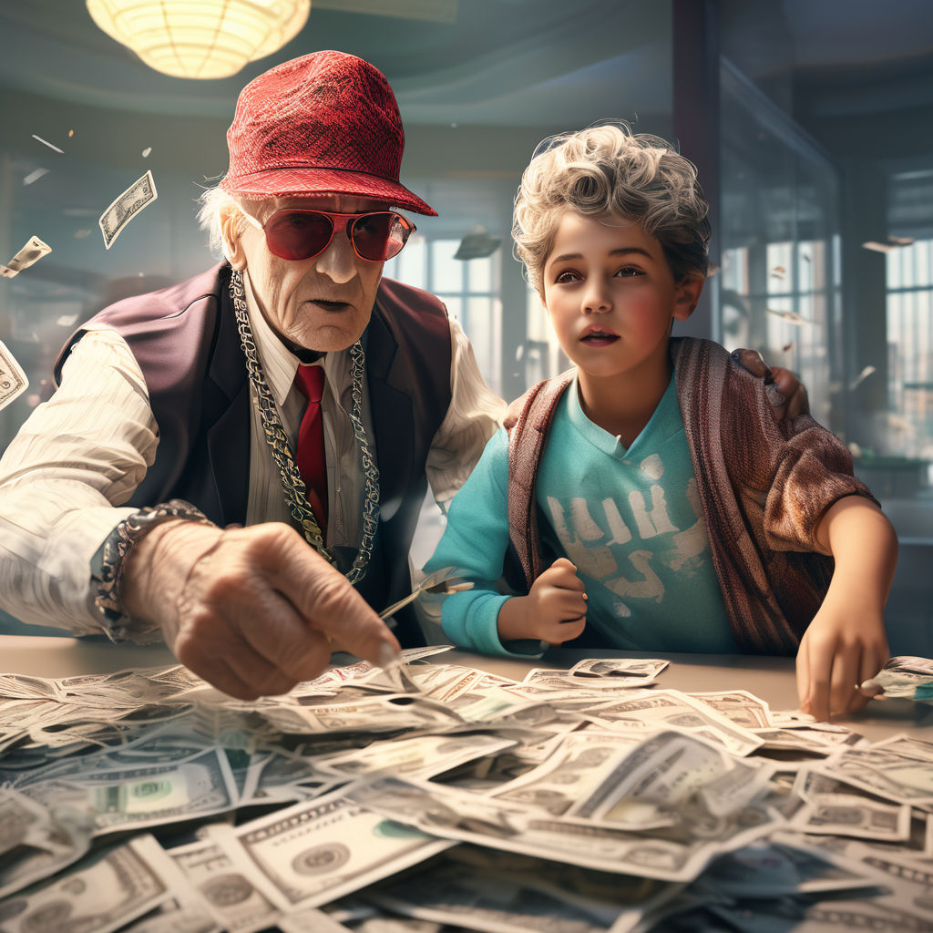 A gangster grandma robbing a bank with her 11 year old gangs... by ...