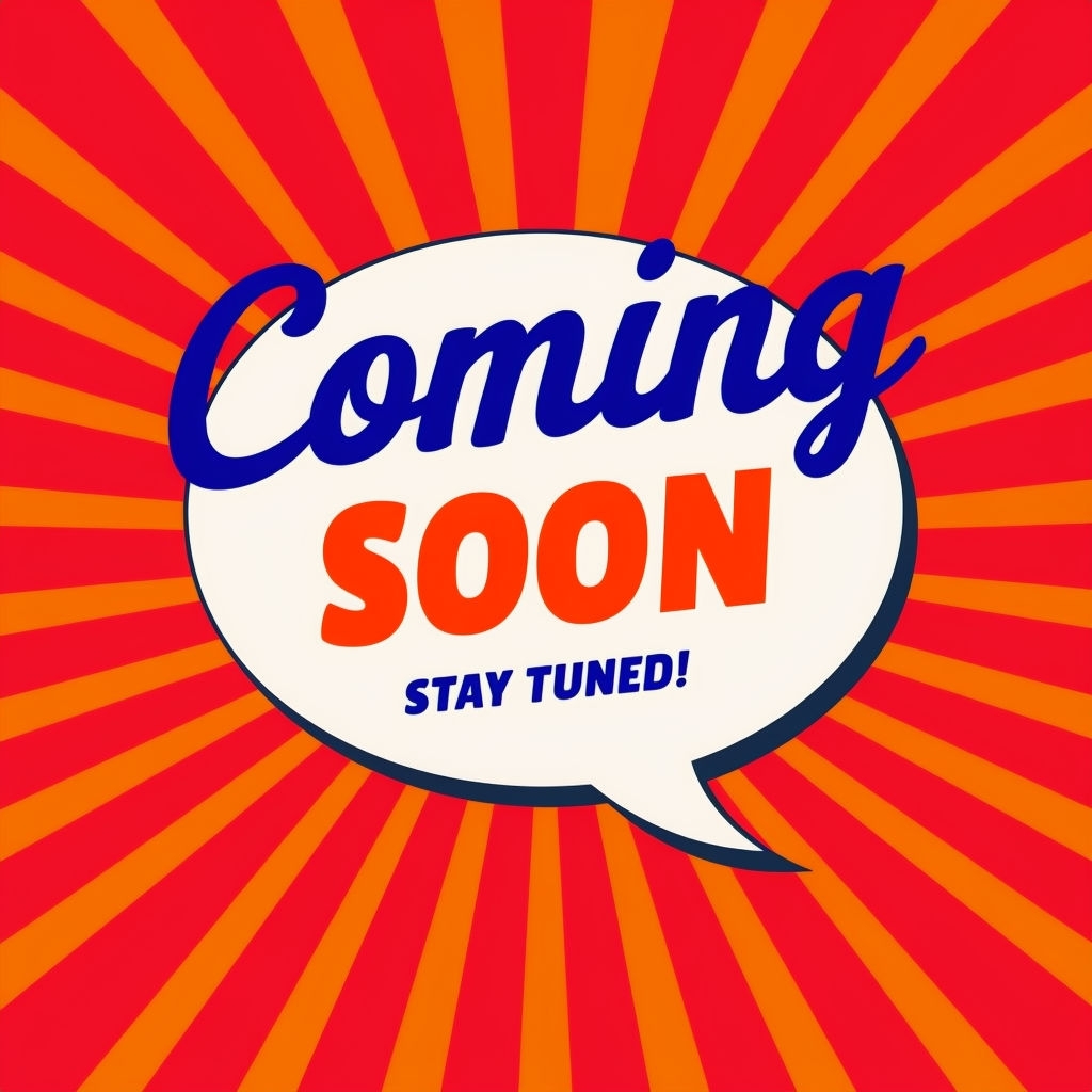 Exciting Coming Soon Event Announcement Graphic Social Media Post