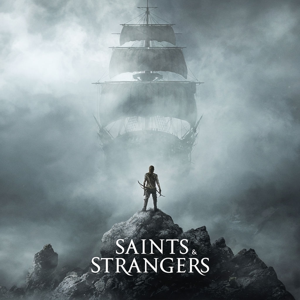 Dramatic Saints & Strangers Movie Poster Artwork for Spotify Album Cover
