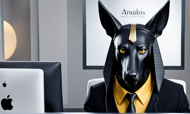 Anubis is a call centre employee at Apple by Ahmed00 Abaza00 - Playground