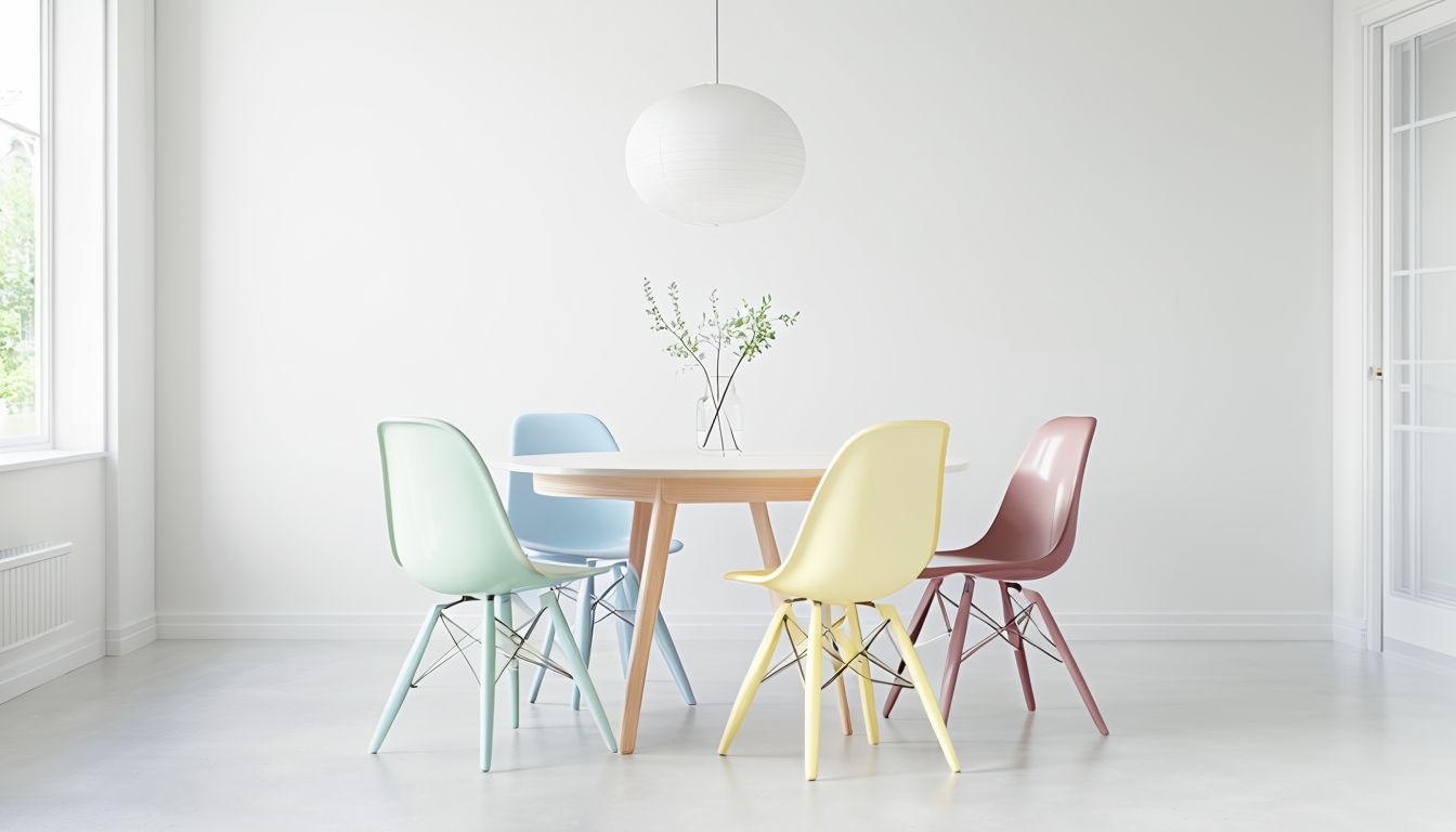 Bright and Airy Dining Nook Virtual Background for Modern Spaces