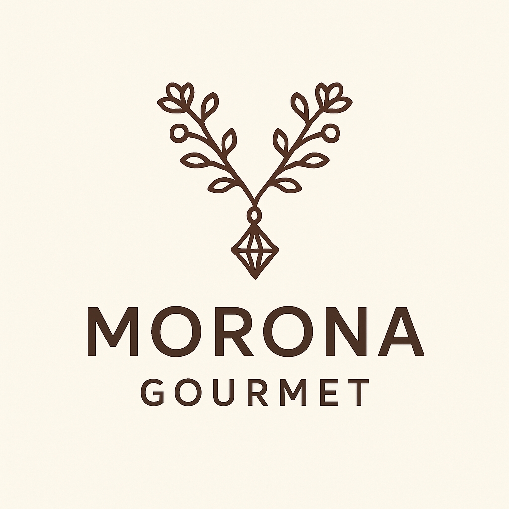 Elegant Minimalist Morona Gourmet Logo Design
