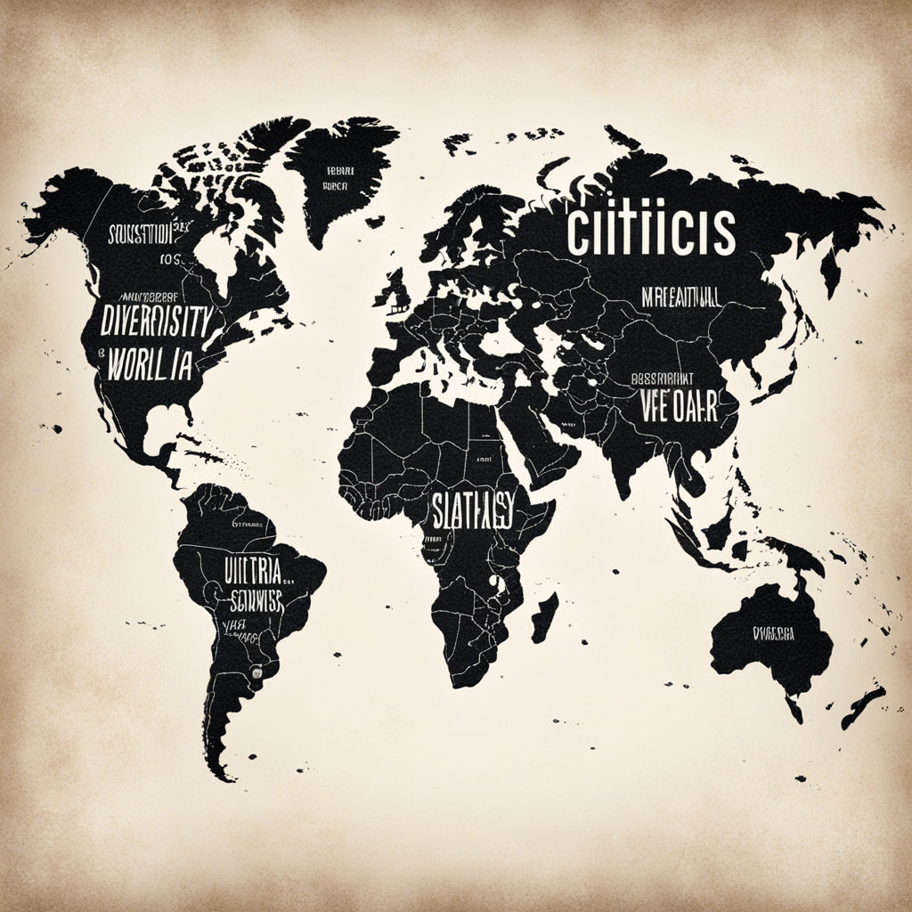 High Resolution Printable World Map