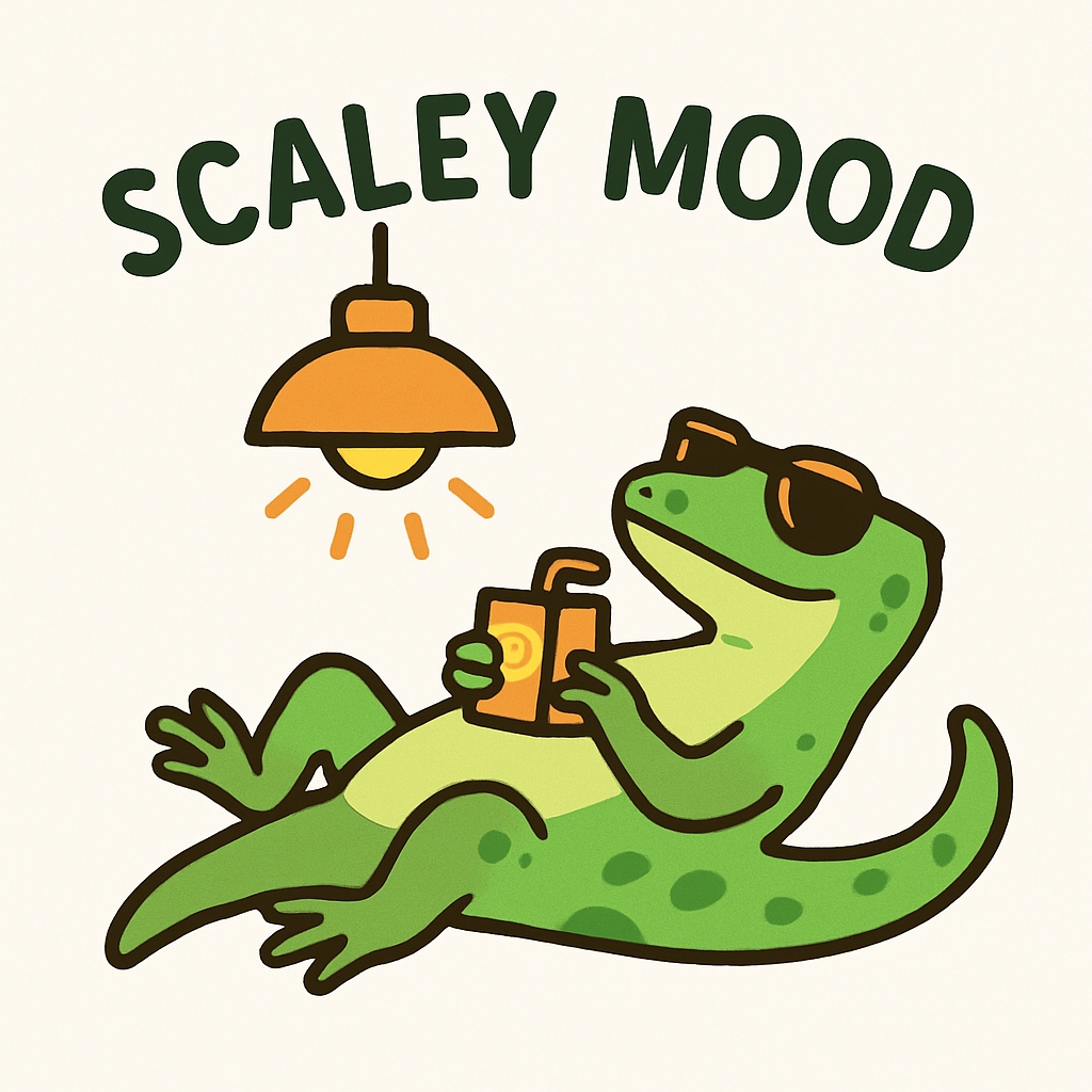Cool Relaxed Green Lizard with Sunglasses Mug